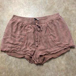 American Eagle Pink Flowy Shorts